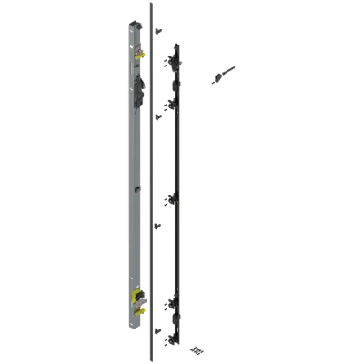 Система розсувних дверей Revego UNO + UNO з цоколем ліва 1957–2106 мм