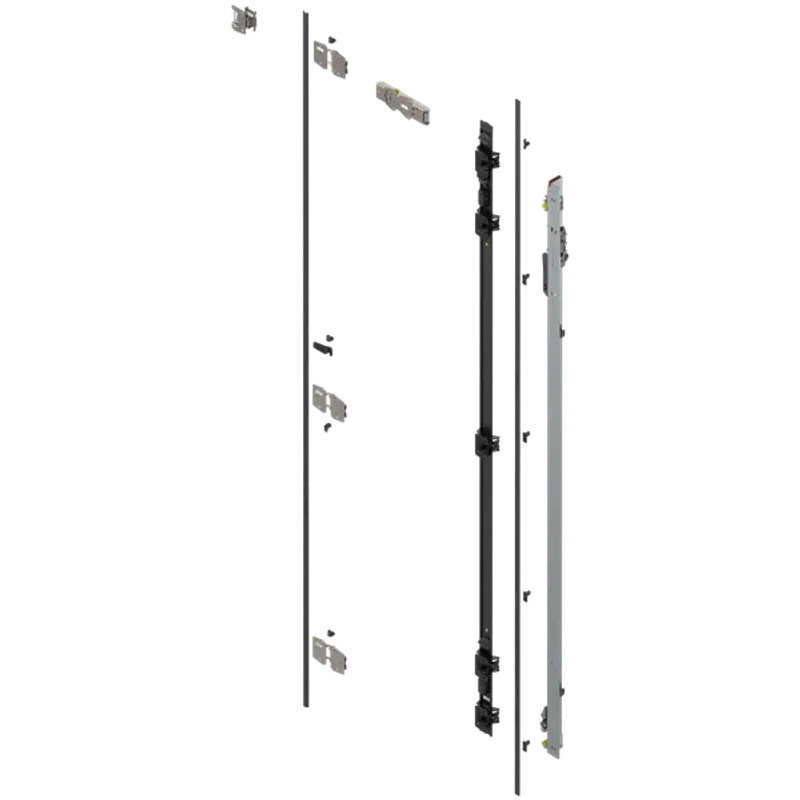 Система розсувних дверей Revego DUO з цоколем права 2407–2556 мм