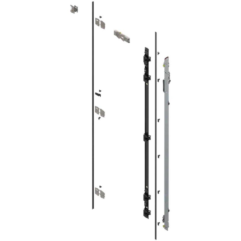 Система розсувних дверей Revego DUO з цоколем права 2257–2406 мм