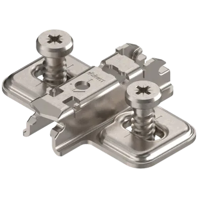 Монтажна планка CLIP хрестоподібна 3 мм з вмонтованими єврогвинтами