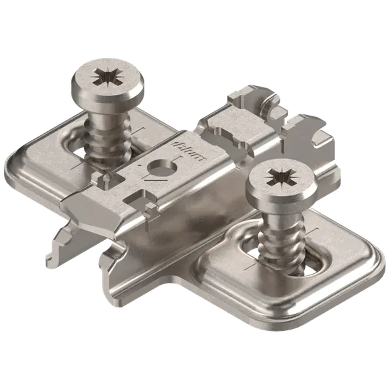 Монтажна планка CLIP хрестоподібна 3 мм з вмонтованими єврогвинтами