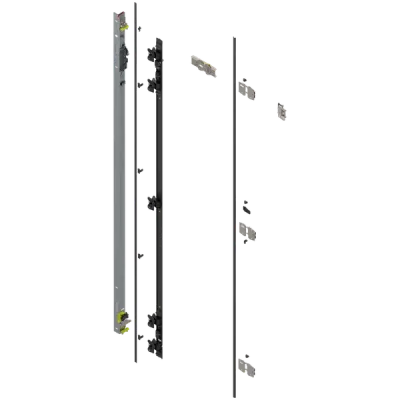 Система розсувних дверей Revego DUO без цоколю ліва 2557–2706 мм