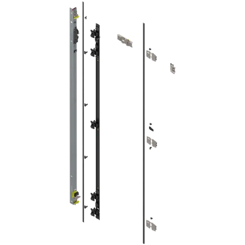 Система розсувних дверей Revego DUO з цоколем ліва 2707–2856 мм