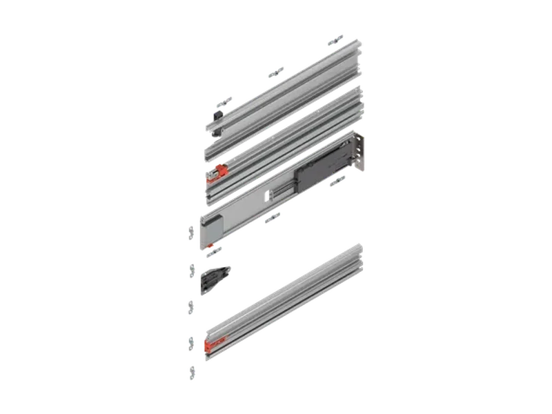 Система розсувних дверей Revego DUO без цоколю права 2257–2406 мм