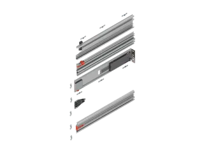 Система розсувних дверей Revego DUO + DUO без цоколю 2257–2406 мм