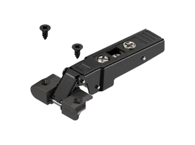 Завіса CLIP top без пружини для вузького алюмінієвого профілю накладна 95°