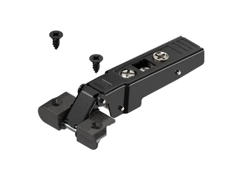 Завіса CLIP top без пружини для вузького алюмінієвого профілю накладна 95°