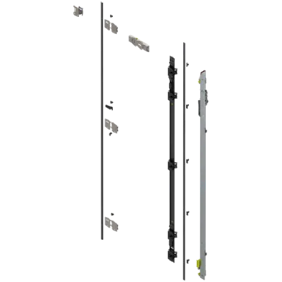 Система розсувних дверей Revego DUO + DUO без цоколю 2107–2256 мм