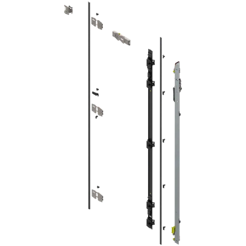 Система розсувних дверей Revego DUO + DUO без цоколю 2107–2256 мм