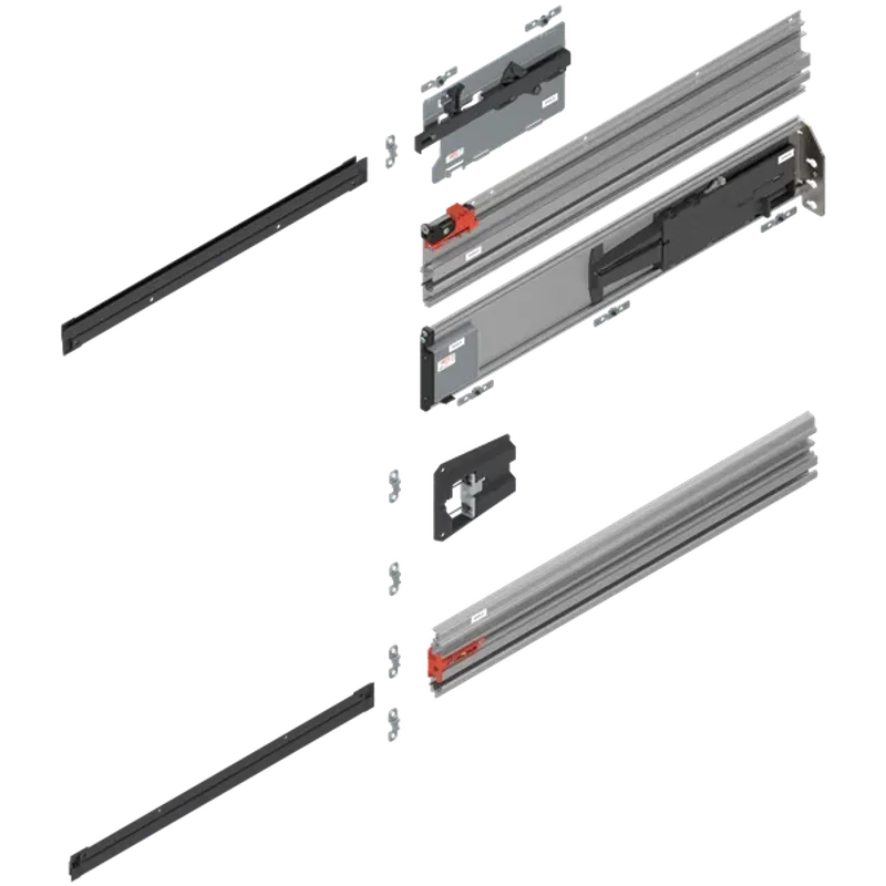 Система розсувних дверей Revego DUO + UNO з цоколем 2407–2556 мм