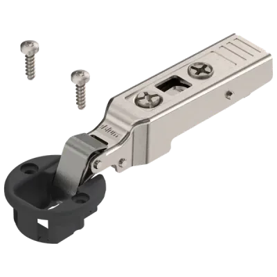 Завіса CLIP top з пружиною для скляних дверцят накладна 94°