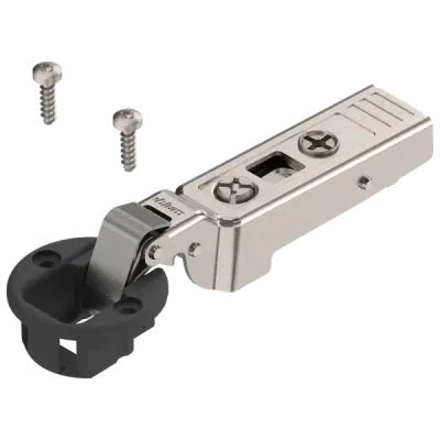 Завіса CLIP top з пружиною для скляних дверцят півнакладна 94°