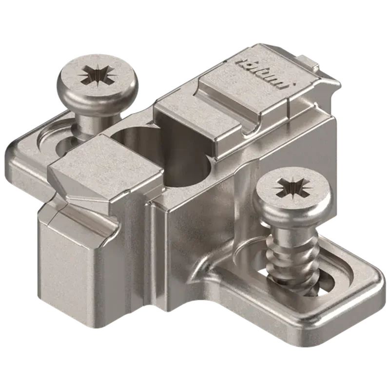 Монтажна планка CLIP хрестоподібна 9 мм з вмонтованими єврогвинтами