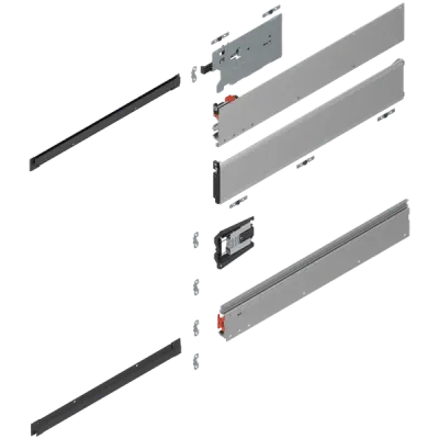 Система розсувних дверей Revego UNO + UNO настільна ліва 1657–1806 мм