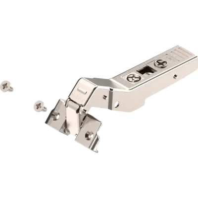 Завіса CLIP top з пружиною під вузький алюмінієвий профіль кутова +45° півнакладна I