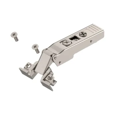 Завіса CLIP top без пружини для вузького алюмінієвого профілю накладна 120°