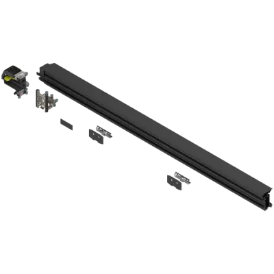 Система розсувних дверей Revego DUO + DUO з цоколем 2407–2556 мм