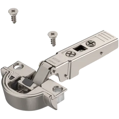 Завіса CLIP top BLUMOTION для вузького алюмінієвого профілю накладна 95°