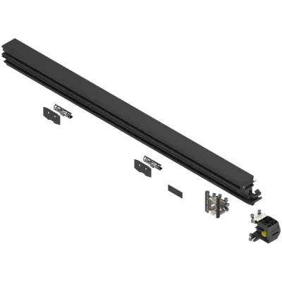 Система розсувних дверей Revego DUO + DUO з цоколем 2557–2706 мм